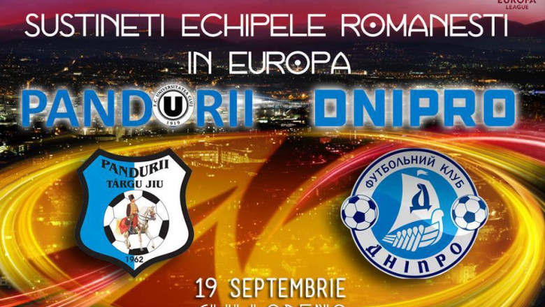 Pand„U”rii. Gorjenii cheama fanii Universitatii Cluj sa-i sustina la meciul cu Dnepr din Europa League Imagine