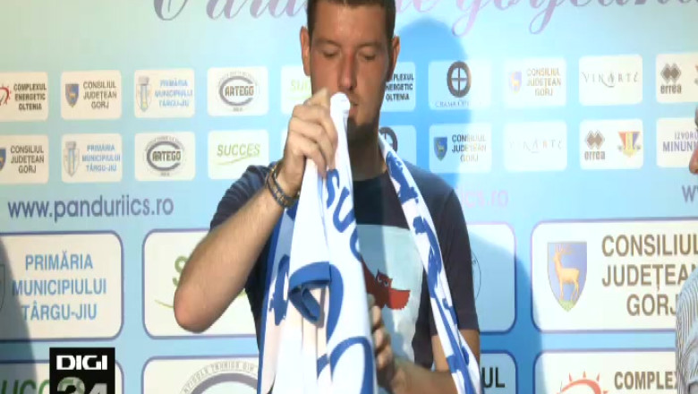 Pandurii Tg. Jiu si-a prezentat ultima achizitie Imagine