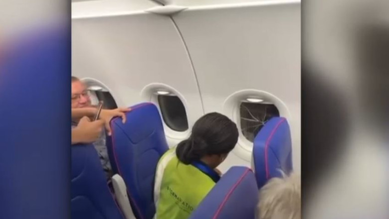 Panica in timpul unei curse Londra–Bacau, dupa ce un geam spart din avion a fost lipit cu scotch: „Unul simplu, la 2 lei” Imagine
