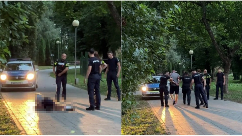 Panica intr-un parc din Satu Mare. Un barbat a amenintat trecatorii cu un pistol de tip airsoft Imagine