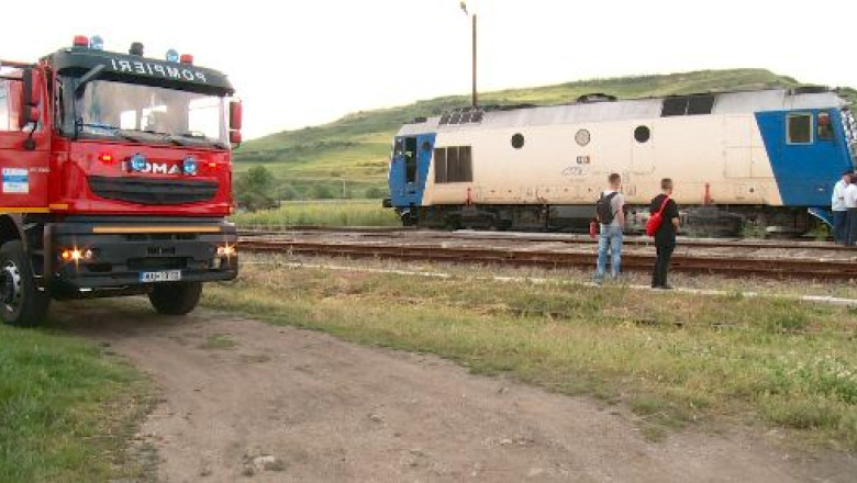 Panica pe calea ferata Imagine