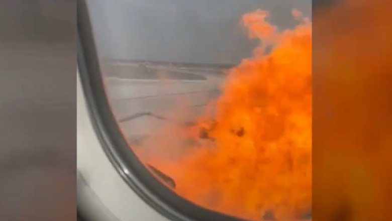 Panica pe un aeroport din Florida: motorul unui avion Delta cu aproape 300 de oameni la bord a luat foc inainte de decolare Imagine