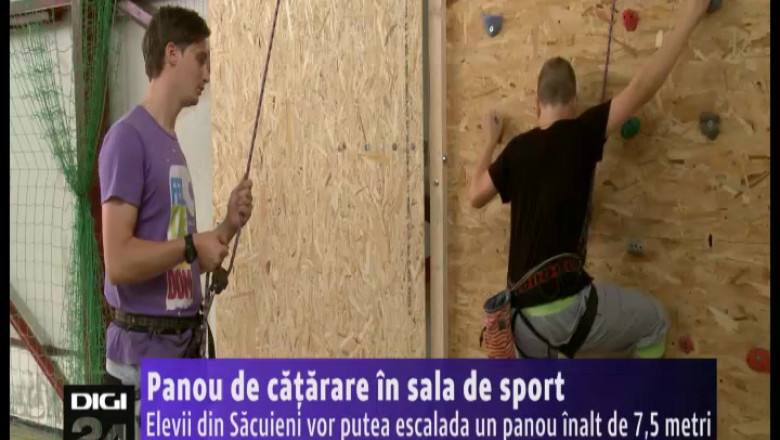 Panou de catarare in sala de sport Imagine