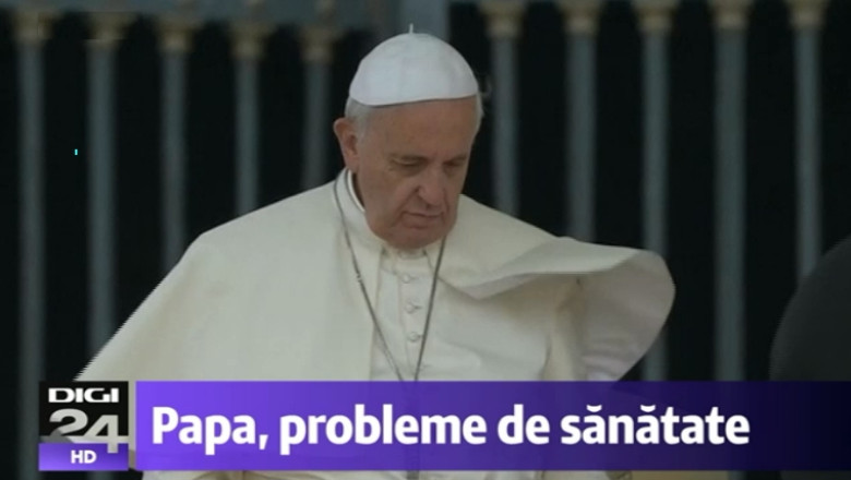 Papa Francisc are probleme de sanatate: a anulat o vizita din cauza unei afectiuni intestinale Imagine