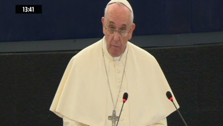 Papa Francisc, discurs in Parlamentul European Imagine