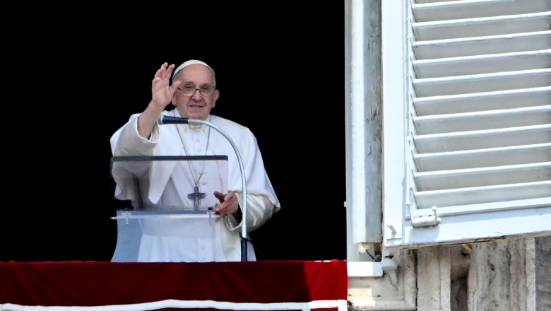 Papa Francisc, prima aparitie publica dupa externarea din spital Imagine