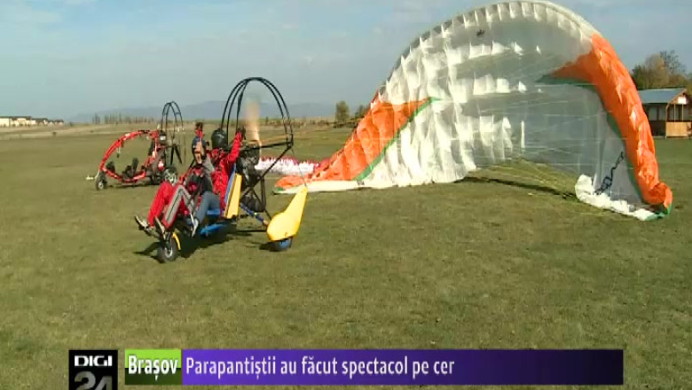 Parapantistii au facut spectacol pe cer Imagine