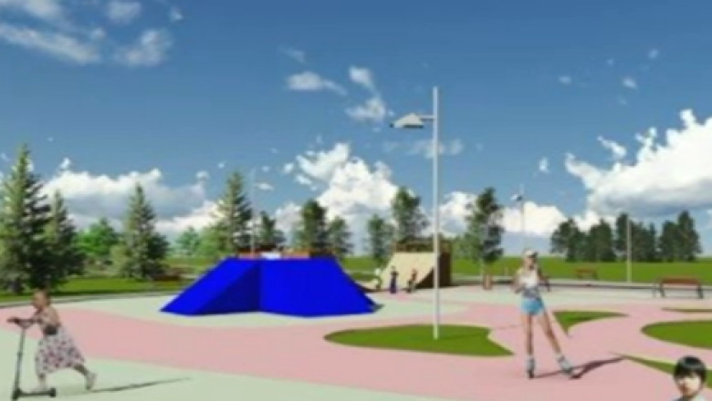 Parc in locul fabricii de betoane, la Mangalia  Imagine