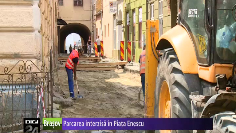 Parcarea interzisa Piata Enescu Imagine