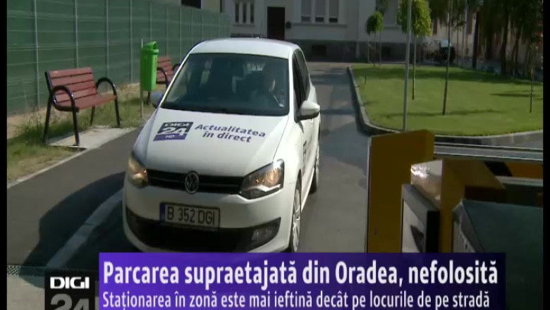 Parcarea supraetajata din Oradea, nefolosita Imagine