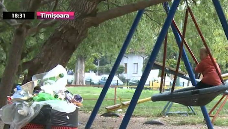 Parcurile din Timisoara, inca pline de gunoaie. Contractul dintre Primarie si societatea Horticultura a expirat Imagine