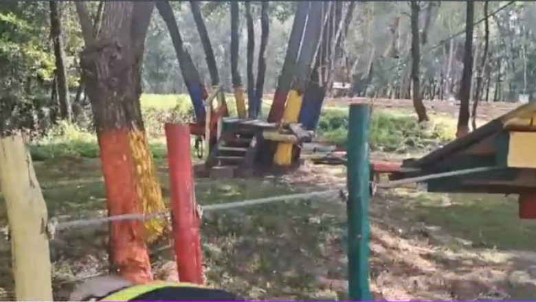 Parintii copiilor cazuti din tiroliana in Hunedoara spun ca patronul a dat vina pe angajatii straini. Primele concluzii ale anchetei Imagine