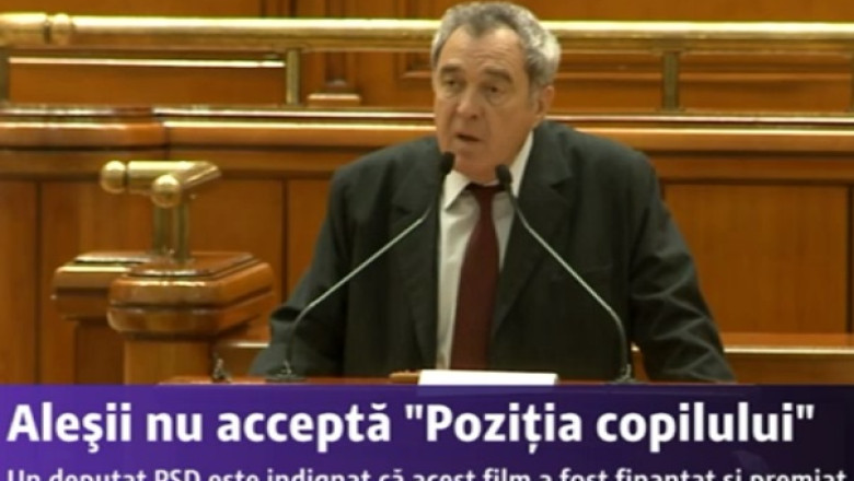 Parlamentar despre „Pozitia copilului”: Nu cumva acel film a fost premiat pentru ca se doreste denigrarea poporului roman? Imagine