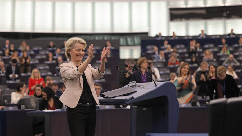 Parlamentul European a votat noua componenta a Comisiei Europene. Von der Leyen: „Generatia noastra trebuie sa lupte pentru libertate” Imagine