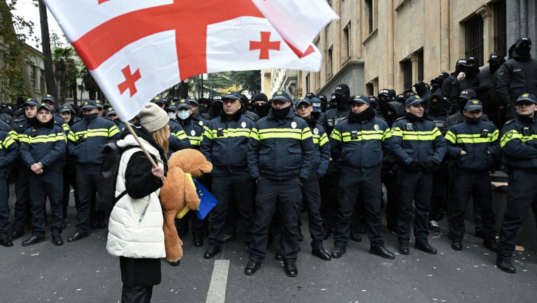 Parlamentul European cere reorganizarea alegerilor parlamentare in Georgia. Partidul de la putere, acuzat de deriva autoritara prorusa Imagine