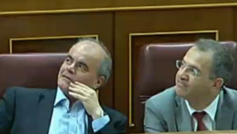 Parlamentul spaniol, inundat. Deputatii si-au intrerupt activitatea timp de doua ore Imagine