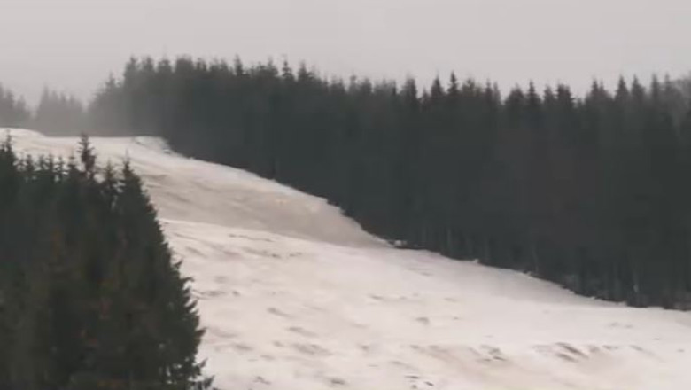 Partii mai late pe domeniul schiabil Transalpina din statiunea Voineasa Imagine