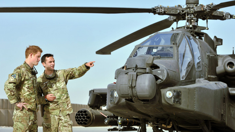 Pas important in cariera. Printului Harry a obtinut rangul de comandant de elicopter Imagine