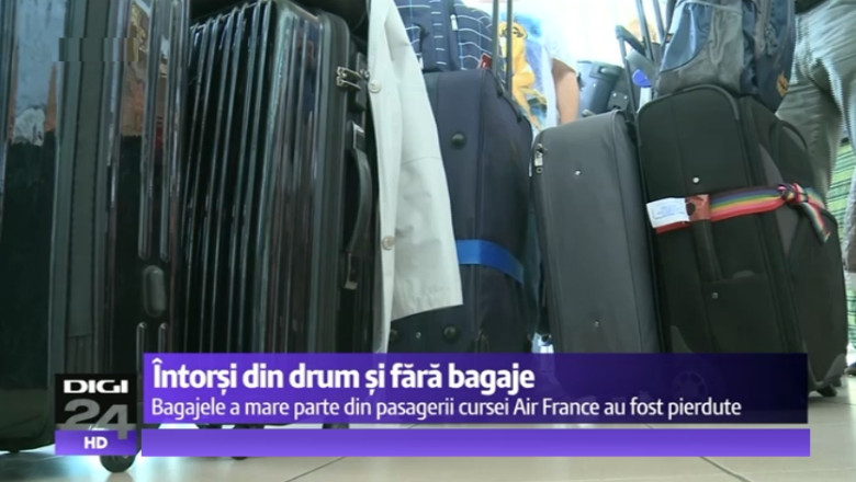 Pasagerii cursei Air France intoarse din drum dupa o ora de zbor au ajuns acasa. Motivul anularii: un bagaj suspect Imagine