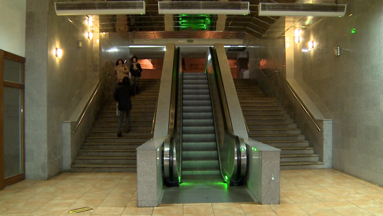 Pasaj pietonal din centrul Iasiului, inundat si inchis partial la un an dupa inaugurare  Imagine