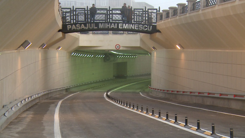 Pasajul de la Fundatie, inaugurat. Lucrarile au durat cu an un mai mult decat termenul anuntat initial Imagine