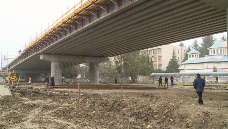 Pasajul din Ramnicu Valcea, aproape de finalizare Imagine