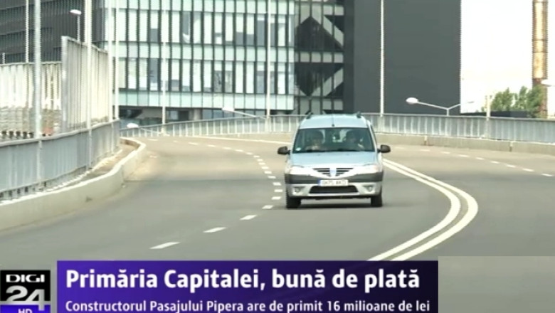 Pasajul Pipera, mai scump cu 16 milioane de lei. Primaria Capitalei va plati penalizari catre firma lui Costel Casuneanu Imagine