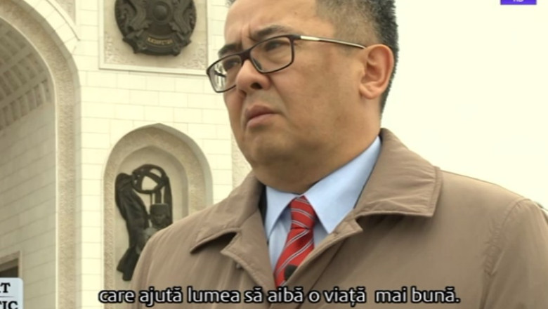 PASAPORT DIPLOMATIC. Ambasadorul Kazahstanului la Bucuresti: Nu vrem sa vedem noi bariere intre Europa si Rusia Imagine