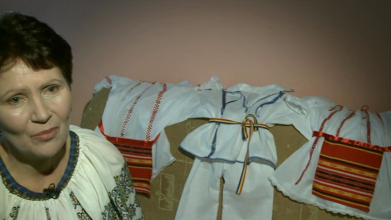 Pasiune si afacere. Femeia care croieste costume populare pentru copii si vrea sa transmita mai departe traditia Imagine