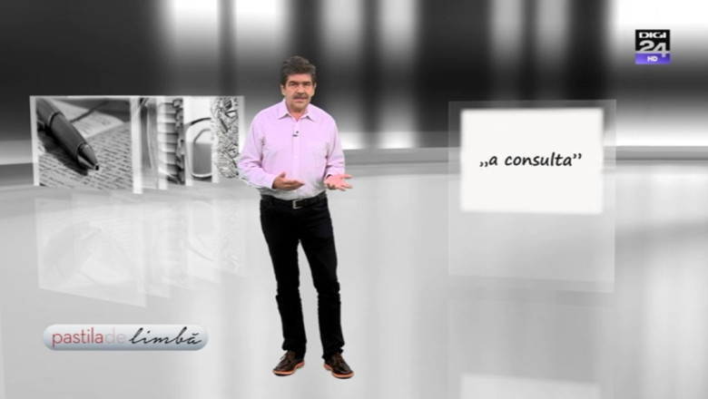 PASTILA DE LIMBA. „Ai consultat un medic” sau „Te-a consultat un medic”? Imagine