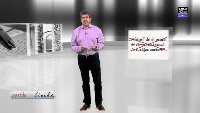 PASTILA DE LIMBA. Ciuntirea cuvintelor. Astazi: „servici” Imagine