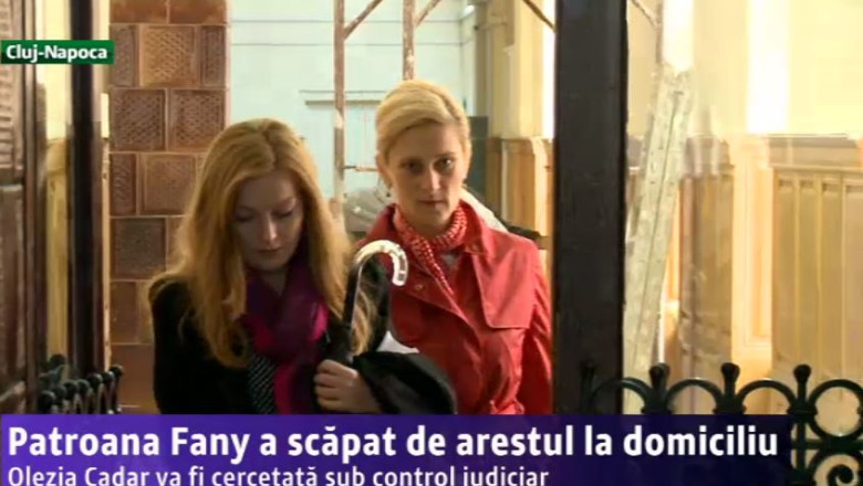 Patroana Fany a scapat de arestul la domiciliu Imagine