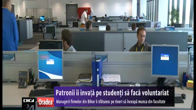 Patronii ii invata pe studenti importanta voluntariatului Imagine