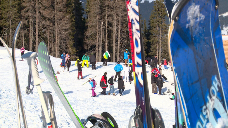 Patru accidente in 24 de ore pe partia de schi de la Vidra Imagine