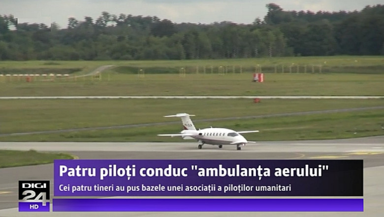Patru piloti conduc „ambulanta aerului'”, o alternativa umanitara pentru misiunile de urgenta Imagine