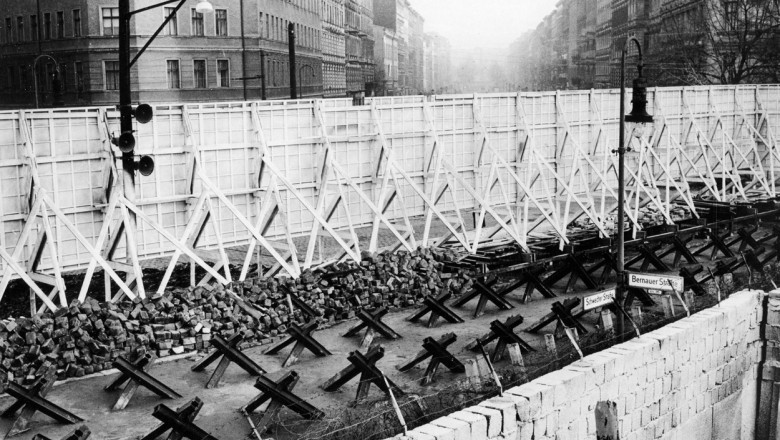 Pe 13 august 1961 a inceput constructia Zidului Berlinului, care a impartit capitala Germaniei in doua vreme de zeci de ani Imagine