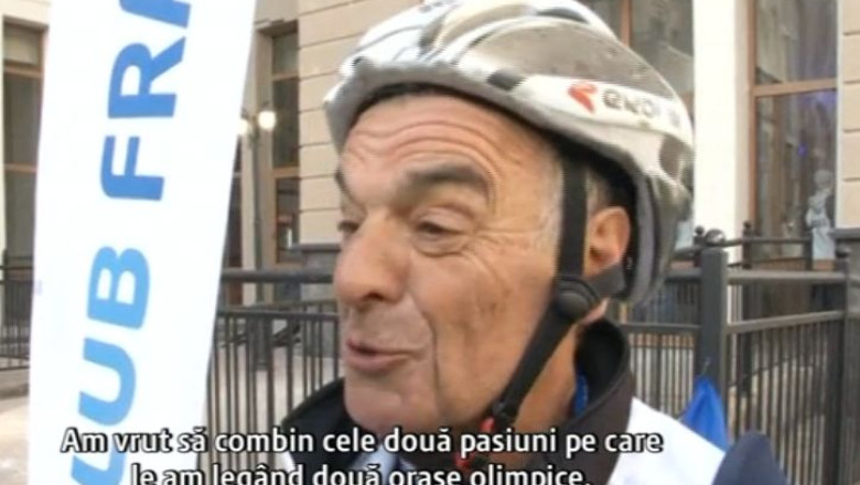 Pe bicicleta, pana la Soci. Un francez de 67 de ani a pedalat 2.500 de kilometri Imagine