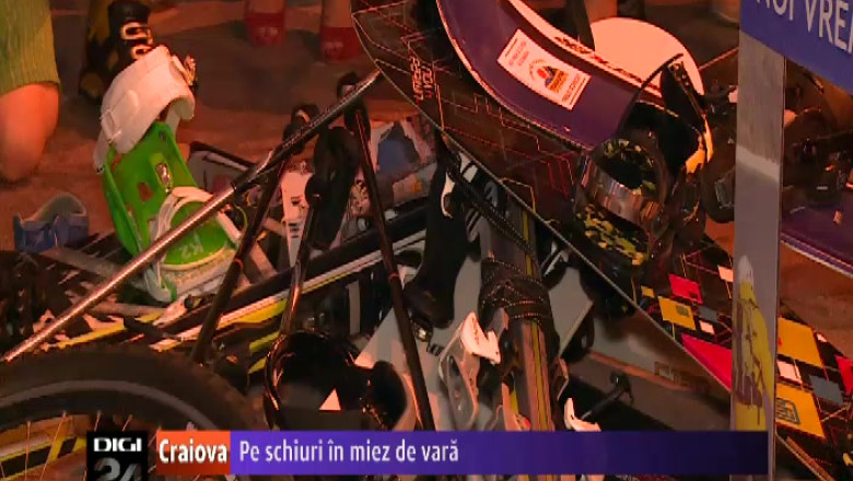 Pe schiuri, vara. Zeci de tineri militeaza pentru terminarea lucrarilor la partia de schi Vidra Imagine