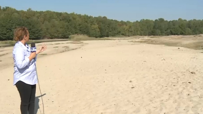 Peisaj apocaliptic in sudul tarii. Kilometri intregi de rauri transformate in desert. Localnic: "Nimic! Nici picatura de apa! Imagine
