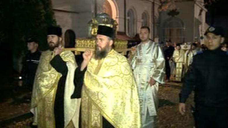 Pelerinaj incheiat, moastele au fost mutate in Catedrala Imagine
