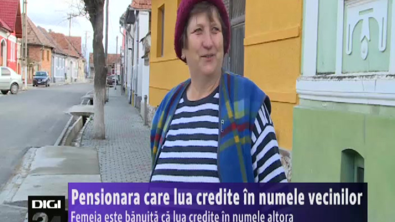 Pensionara care lua credite in numele vecinilor Imagine