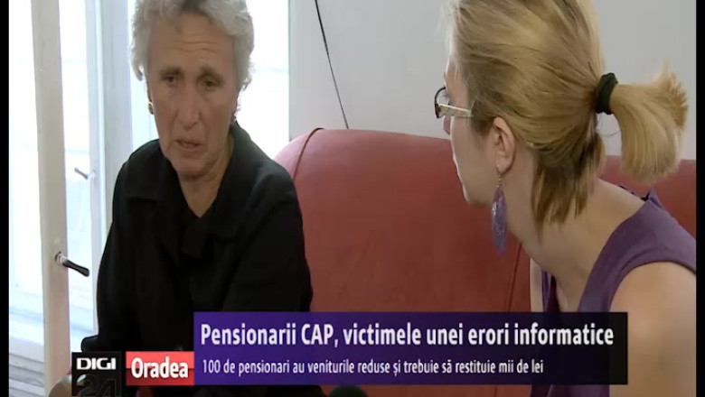 Pensionarii CAP, victimele unei erori informatice Imagine
