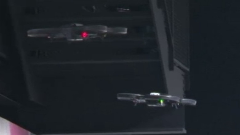 Pentru prima data in istoria festivalurilor de moda, o prezentare a fost filmata cu dronele Imagine