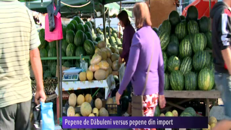 Pepene de Dabuleni versus pepene din import   Imagine