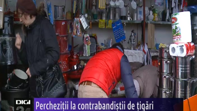 Perchezitii la contrabandistii de tigari Imagine