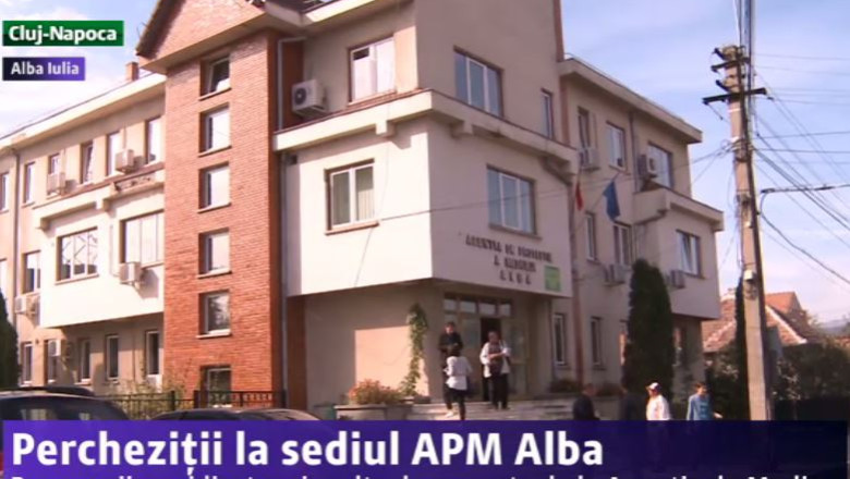 Perchezitii la sediul APM Alba Imagine