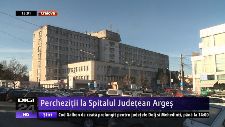 Perchezitii la Spitalul Judetean Arges Imagine