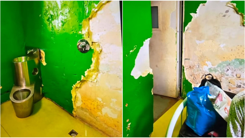 Pereti decojiti si conditii precare in sectia de psihiatrie din Drobeta-Turnu Severin. Reactia spitalului Imagine