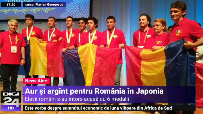 Performanta istorica pentru Romania la Olimpiada Internationala de Matematica: Echipa Romaniei s-a clasat pe locul 4 Imagine