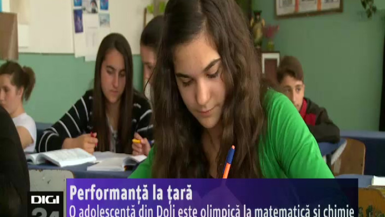 Performanta la tara. O adolescenta din Dolj este olimpica la matematica si chimie Imagine